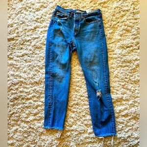 Levi’s Premium Denim Wedgie Fit Straight Leg Jeans